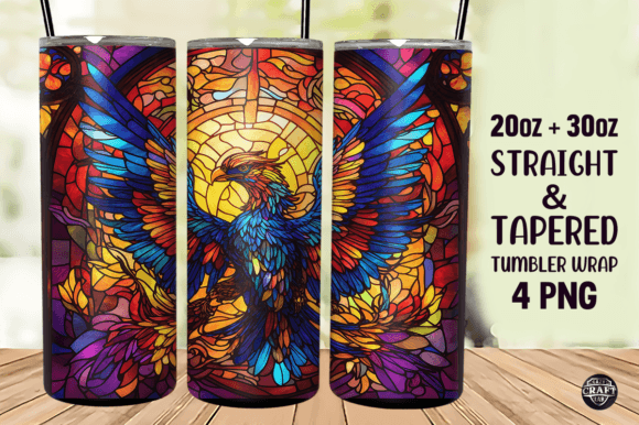 Bird Stained Glass PNG Tumbler Wrap 20oz Review