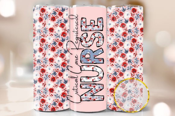 Critical Care Nurse Tumbler Wrap Design