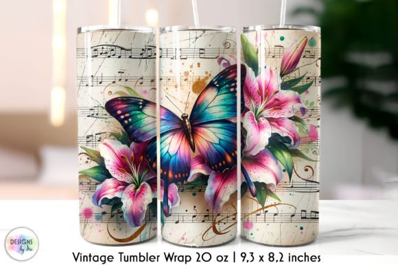 Distressed Tumbler Wrap with Butterfly Review