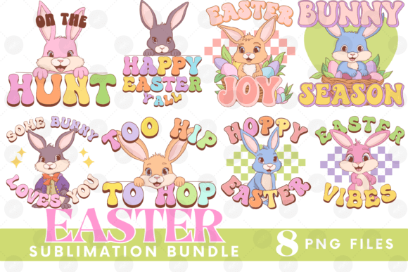 Easter Bundle Png Bunny Eggs Tumbler Kid