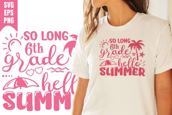 Hello Summer 6th Grade Tropical Svg Review