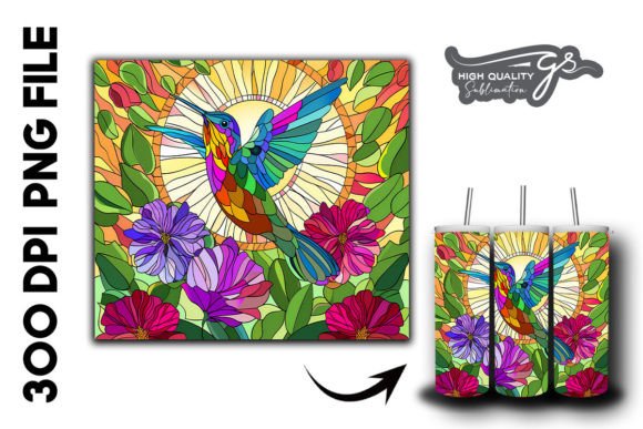 Stain Glass Hummingbird Tumbler Wrap 21 Review