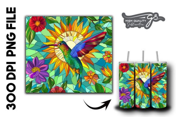 Stain Glass Hummingbird Tumbler Wrap 22 Review