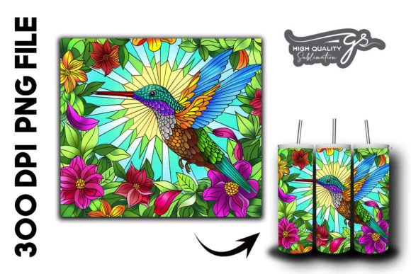 Stain Glass Hummingbird Tumbler Wrap 26 Review