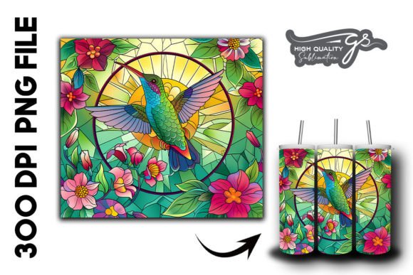 Stain Glass Hummingbird Tumbler Wrap 33 Review