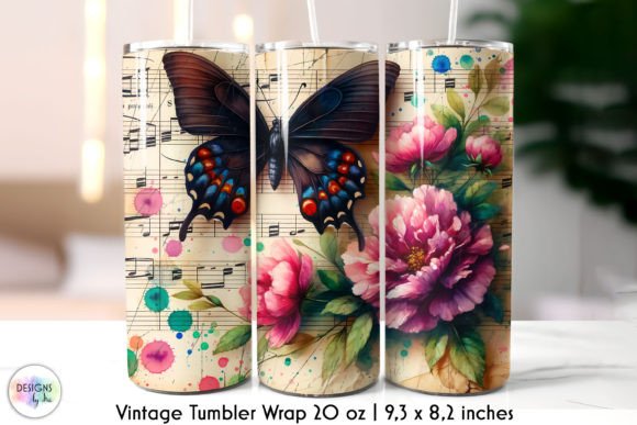 Vintage Tumbler Wrap, Butterfly Music Review